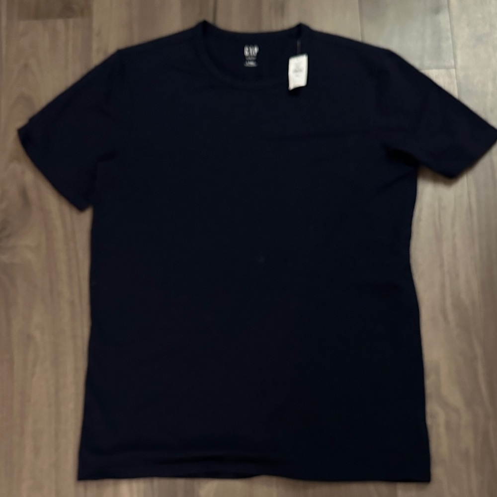 NWT GAP Men's Navy Short Sleeve Tee tall large